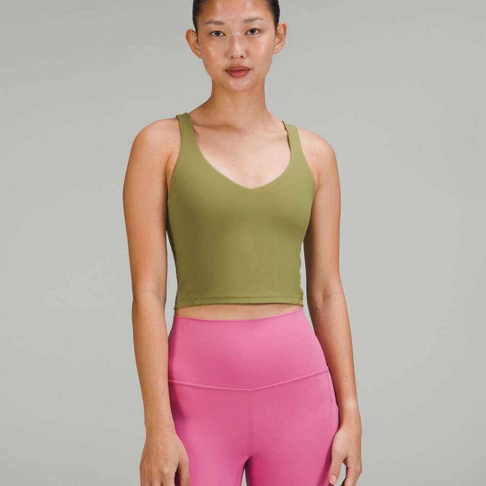 Lululemon Align Tank Top Bronze Green Size 2